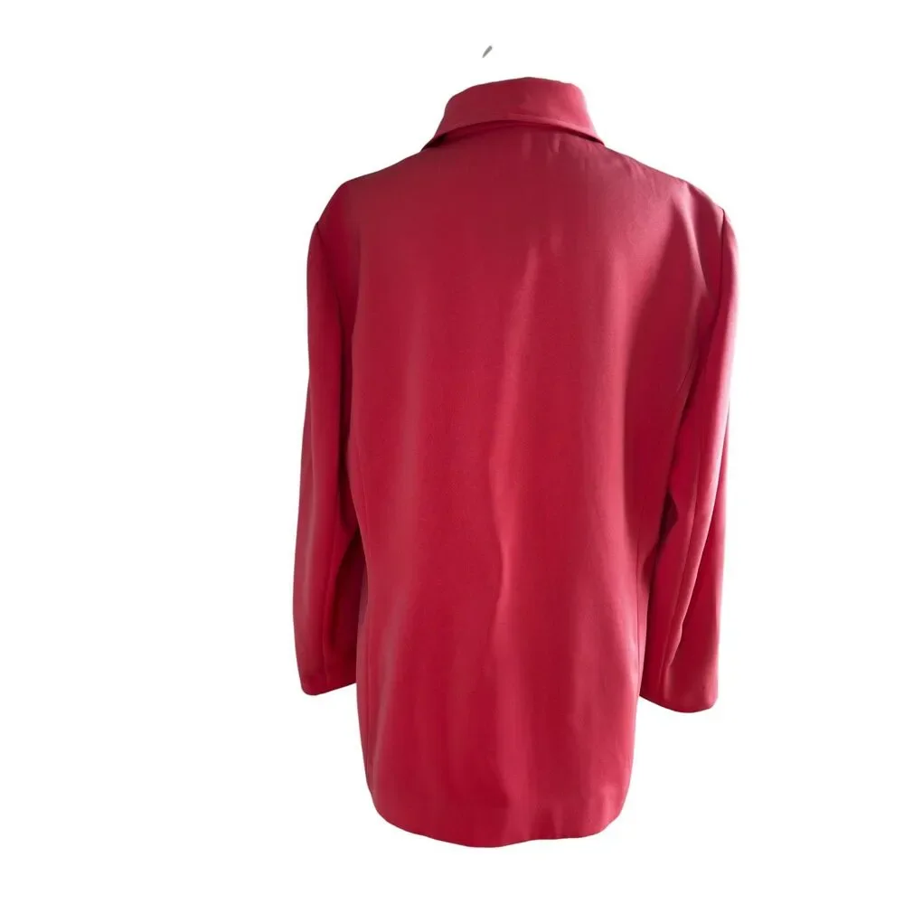 Votre Nom Salmon Pink Women's Coat Jacket - Size 12